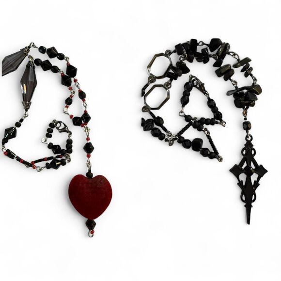 Handmade Dark Vampire gothic necklaces - Picture 1 of 6